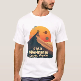 Star Wanderer: Cosmic T-Shirt Retro
