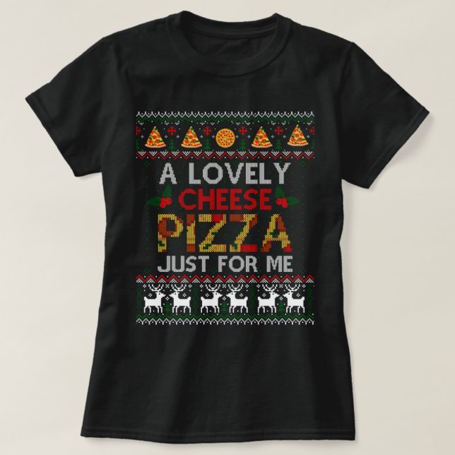 Star Wars Imperial Star Destroyer Pizza T-Shirt (Design vorne)