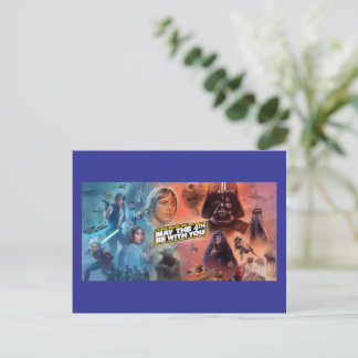 Star Wars Tag Grußkarte (4. Mai) Postkarte
