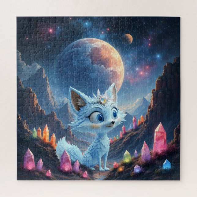 Star Whisper Fox – Keeper of Crystal Light.  (Vertikal)