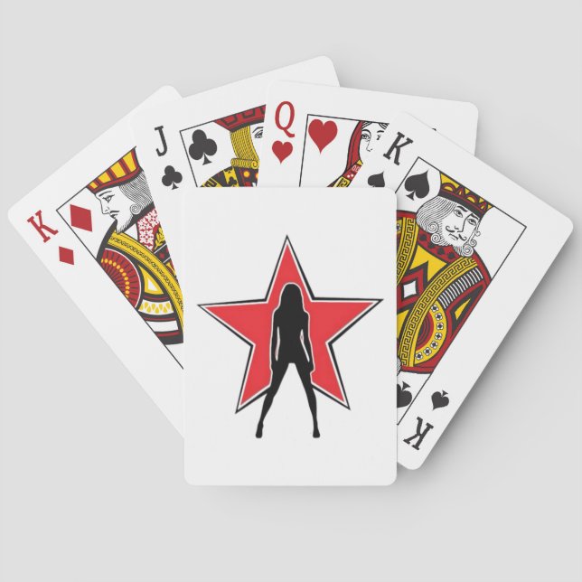 Star Woman Spielkarten (Rückseite)