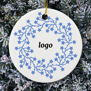 Star Wreath-Logo-Geschäft Keramik Ornament