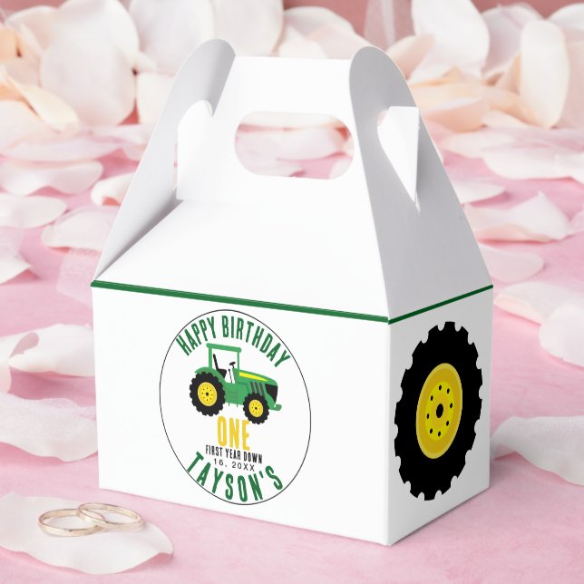 Star Your Traktor 1. Geburtstag | Landwirtschaftst Geschenkschachtel (Hochzeit)