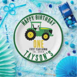 Star Your Traktor 1. Geburtstag | Landwirtschaftst Pappteller