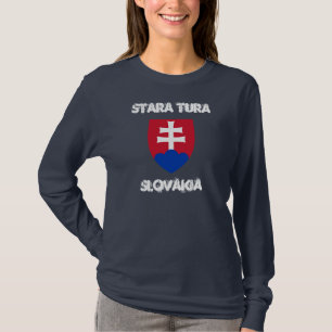 Stara Tura, Slowakei mit Wappen T-Shirt