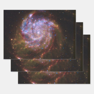 Starbirth im Pinwheel: M101 Galaxy Geschenkpapier Set