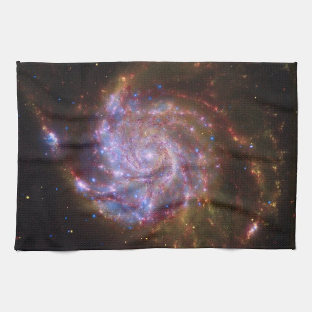 Starbirth im Pinwheel: M101 Galaxy Geschirrtuch (Horizontal)