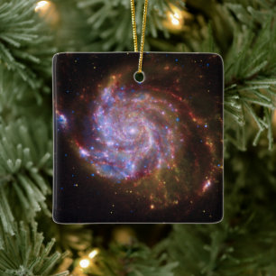 Starbirth im Pinwheel: M101 Galaxy Keramikornament