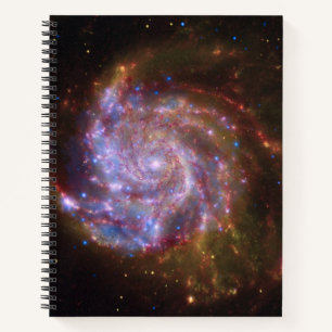 Starbirth im Pinwheel: M101 Galaxy Notizbuch