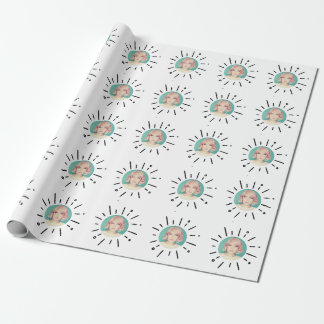 STARBURST | Simple Custom Fun Photo Wrapping Paper Geschenkpapier