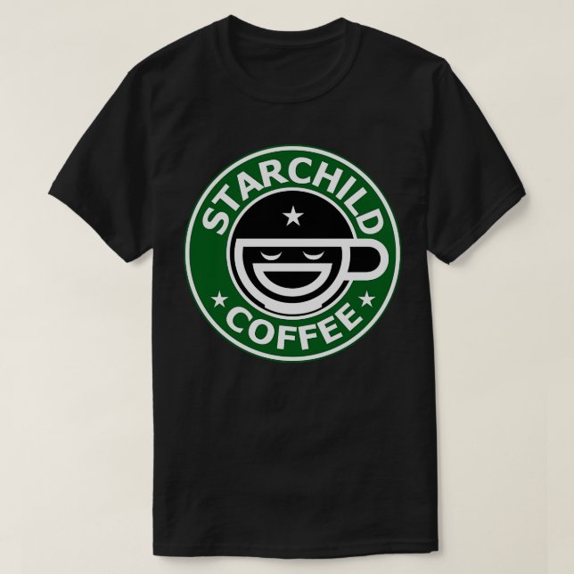 Starchild-Kaffee T-Shirt (Design vorne)