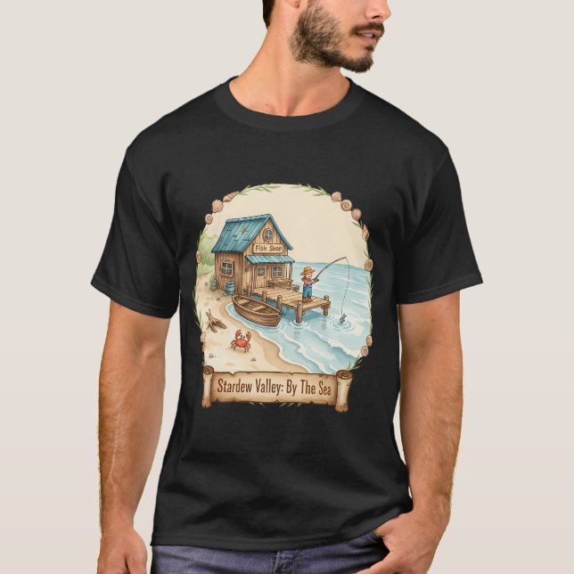 Stardew Valley am Meer T-Shirt (Vorderseite)