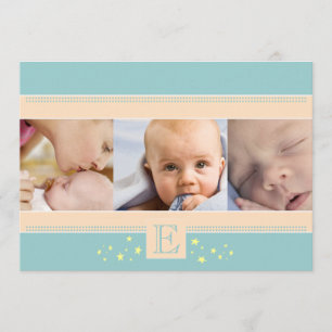 Stardust Baby Boy Faire-part de naissance