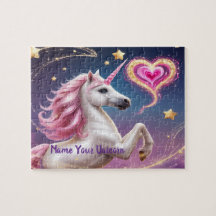 Stardust das Einhorn & Magisches Glitzer-Herz Kuns