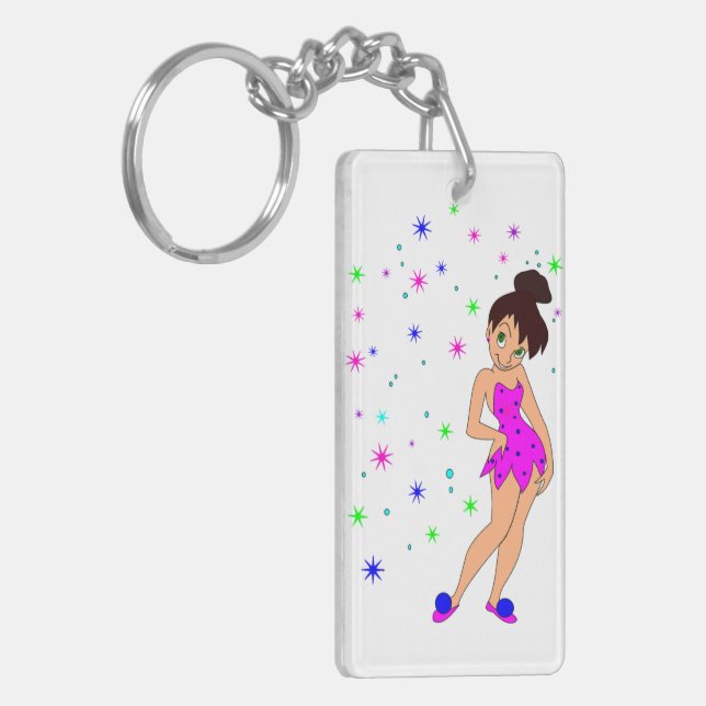 STARDUST FAIRY GIRL SCHLÜSSELANHÄNGER (Vorderseite links)