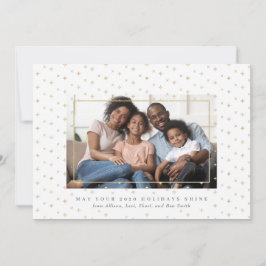 Stardust Gold Foil Foto Ankündigung