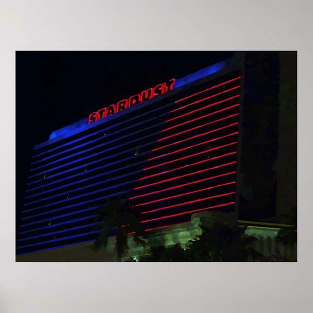 Stardust Las Vegas Vector Grafisches Poster #10 (Vorne)