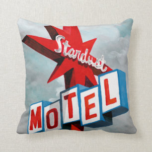 Stardust Motel Sign Kissen