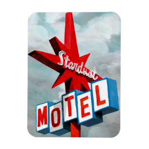Stardust Motel Sign Magnet