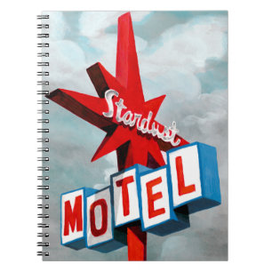 Stardust Motel Sign Notizblock
