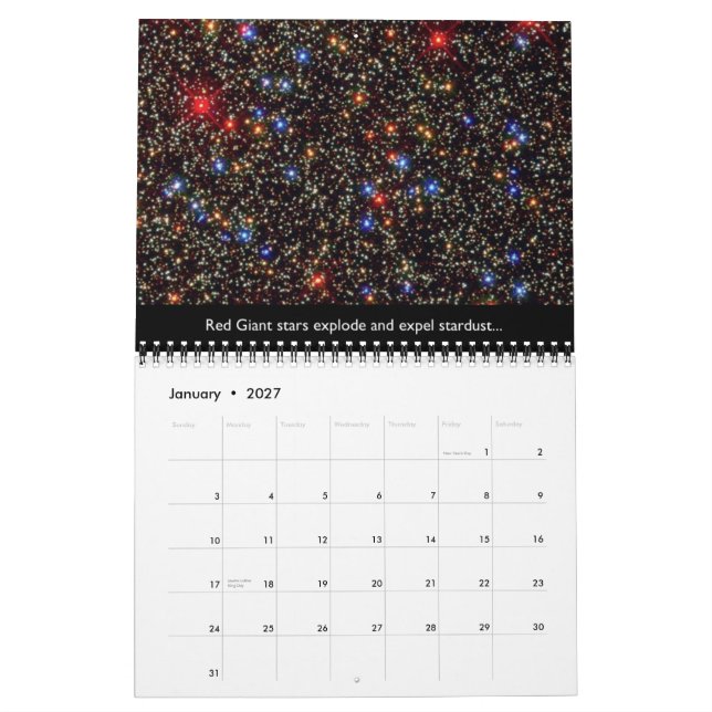 Stardust zu Stardust 2012 Kalender (Jan 2027)