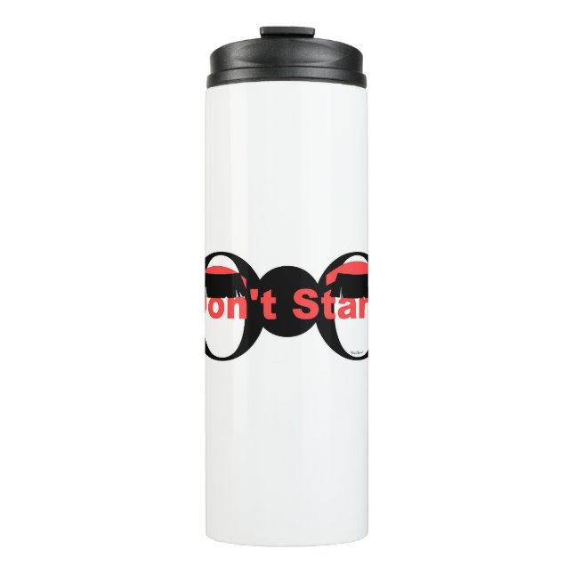 Stare nicht thermosbecher (Vorderseite)