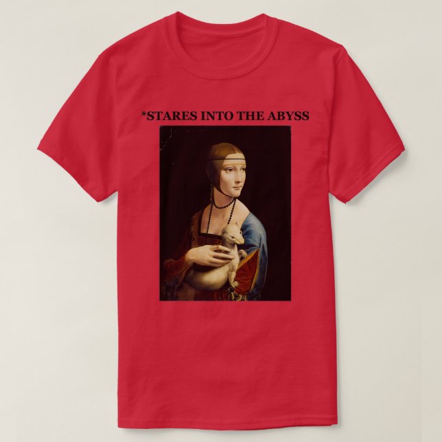 Stares in den Abgrund T-Shirt (Design vorne)