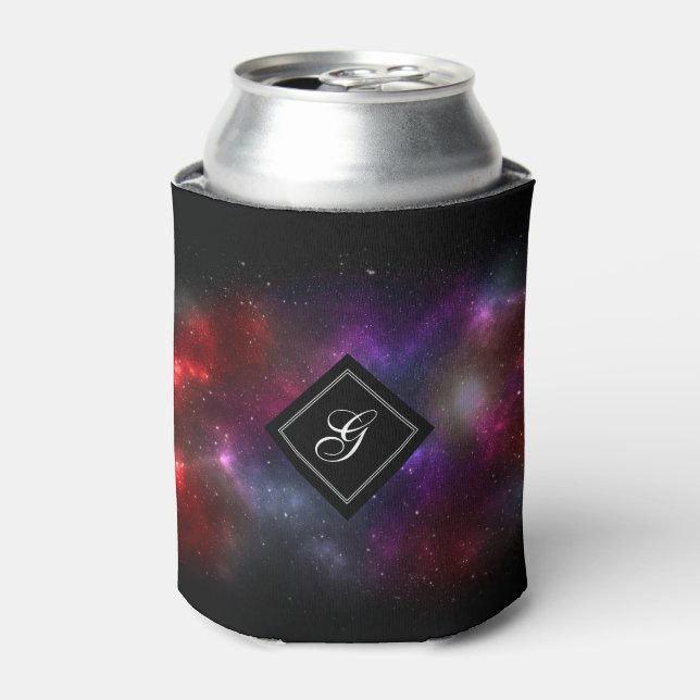 Starfield mit mehrfarbigem kosmischer Staub Dosenkühler (Kanne Vorderseite)
