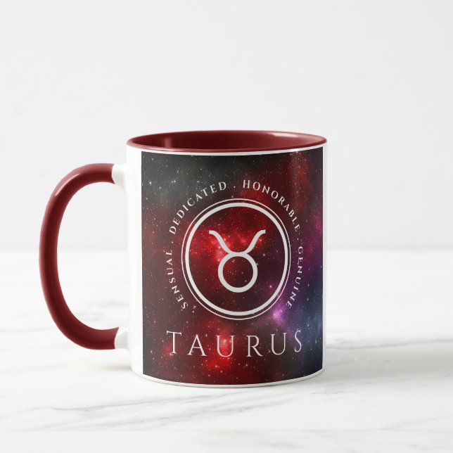 Starfield Taurus Bull Western Zodiac Tasse (Links)