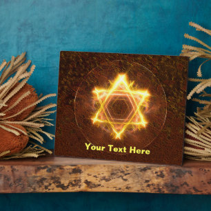 Starfire Fraktal Magen David Fotoplatte
