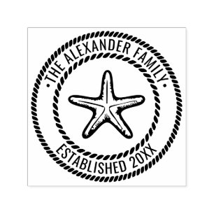 Starfish #2 Familienname Datum der Erstellung eine Permastempel