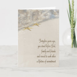 Starfish 45th Anniversary Feiertagskarte