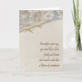 Starfish 75th Anniversary Karte