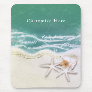 Starfish am Strand Aquamarines Meer Wasser tropisc Mousepad