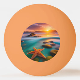 Starfish am Strand bei Sunrise Tischtennisball