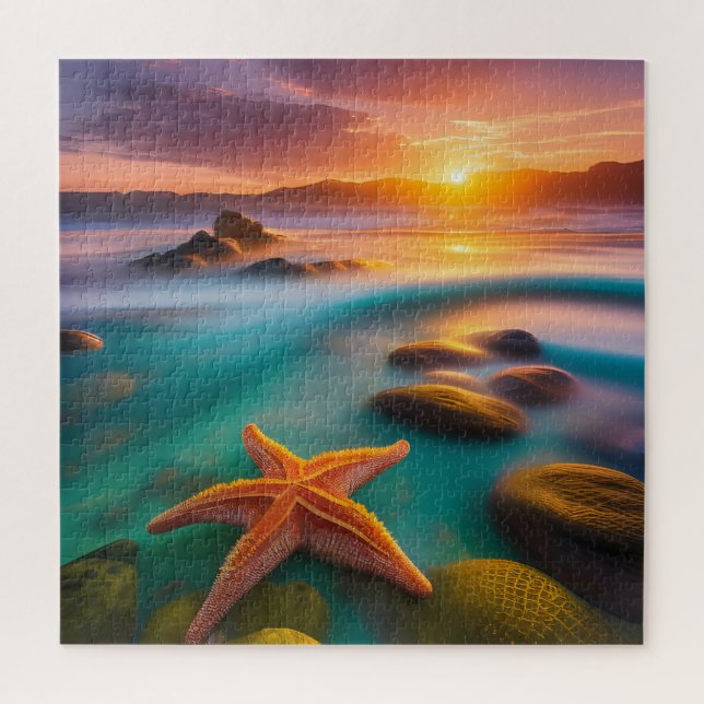 Starfish am Strand von Dawn (Vertikal)