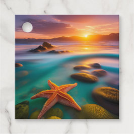 Starfish am Strand von Dawn Geschenkanhänger