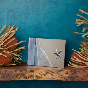 Starfish an einem abgelegenen Strand Fotoplatte