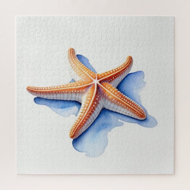 Starfish and Blue Silhouette (Vertikal)