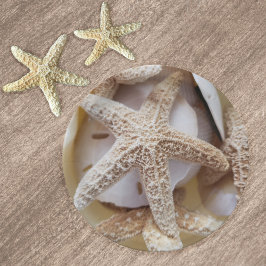 Starfish and Sand Dollars Elegant Pappteller