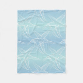 Starfish-Aqua-blaue Strand-Fleece-Decke Fleecedecke