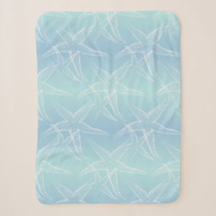 Starfish-Aqua-blaue Strand Sherpa Decke Sherpadecke