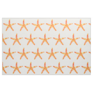 Starfish Aquarellmuster Stoff