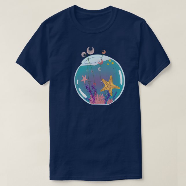 Starfish Aquarium T-Shirt (Design vorne)