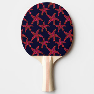 Starfish-Art-Muster Tischtennis Schläger