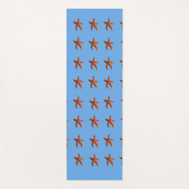 Starfish auf Blau Yogamatte