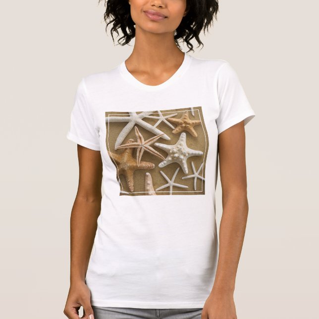 Starfish auf dem Sand T-Shirt (Vorderseite)