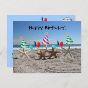 Starfish auf der Beach Postkarte