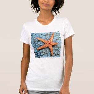 Starfish auf einer Koralle mit Polips T-Shirt