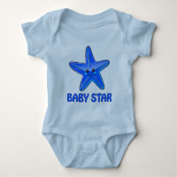 Starfish Baby Star Säugling Blue T - Shirt